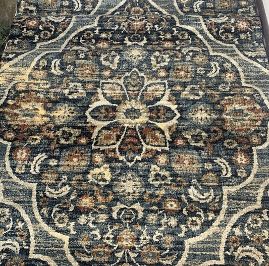 ALFOMBRA BURMESE INDIGO 2.90x1.97 - laalfombreria