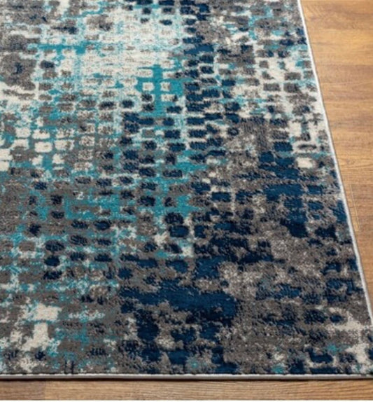 ALFOMBRA FLORANSA BLUE 2.40x3.05 - laalfombreria