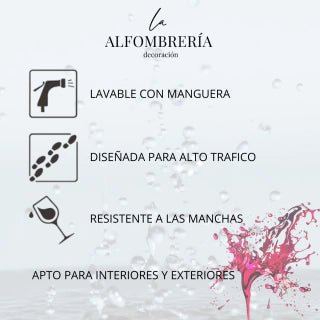 ALFOMBRA interior/exterior PEZ 1.51x2.14 - laalfombreria