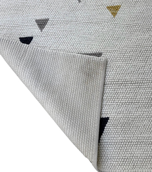 ALFOMBRA LANA ALGODON TRIANGULO 160X230 - laalfombreria