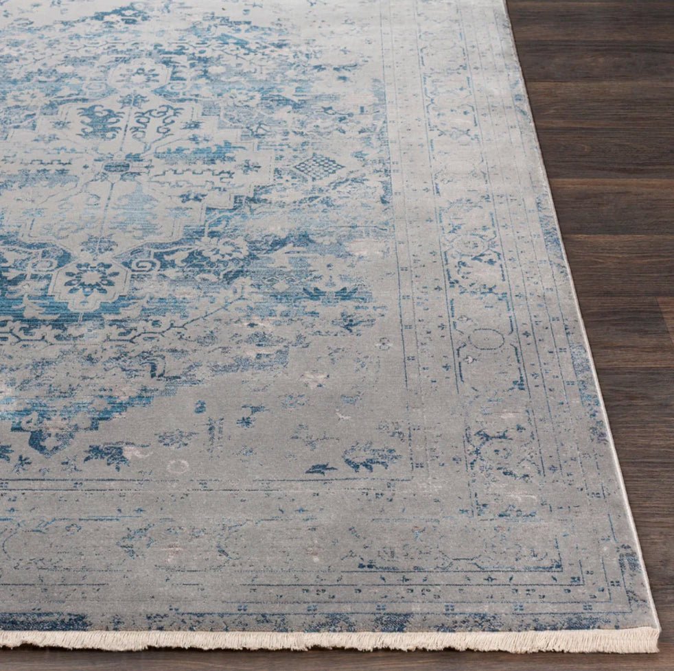 ALFOMBRA XXL EPHESIANS GREYBLUE 275X390 - laalfombreria