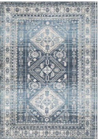 ALFOMBRA BLUE VINTAGE 160X217 - laalfombreria