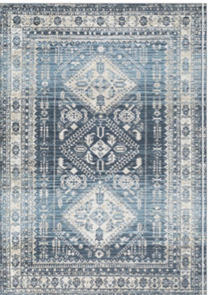ALFOMBRA BLUE VINTAGE 240X310 - laalfombreria