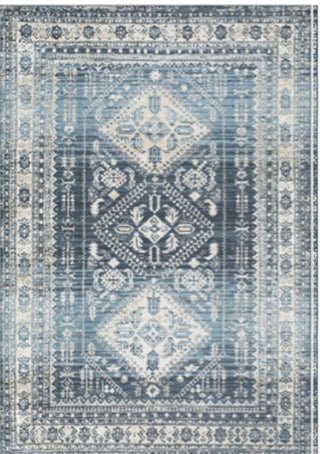 ALFOMBRA BLUE VINTAGE 240X310 - laalfombreria