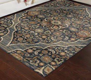 ALFOMBRA BURMESE INDIGO 2.90x1.97 - laalfombreria