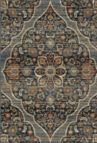 ALFOMBRA BURMESE INDIGO 2.90x1.97 - laalfombreria