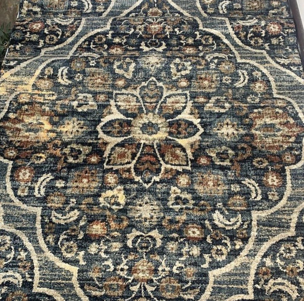 ALFOMBRA BURMESE INDIGO 2.90x1.97 - laalfombreria