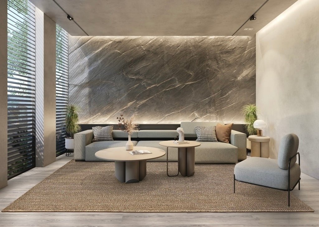 ALFOMBRA DE POLIPROPILENO ECO MADERA 195x250 - laalfombreria
