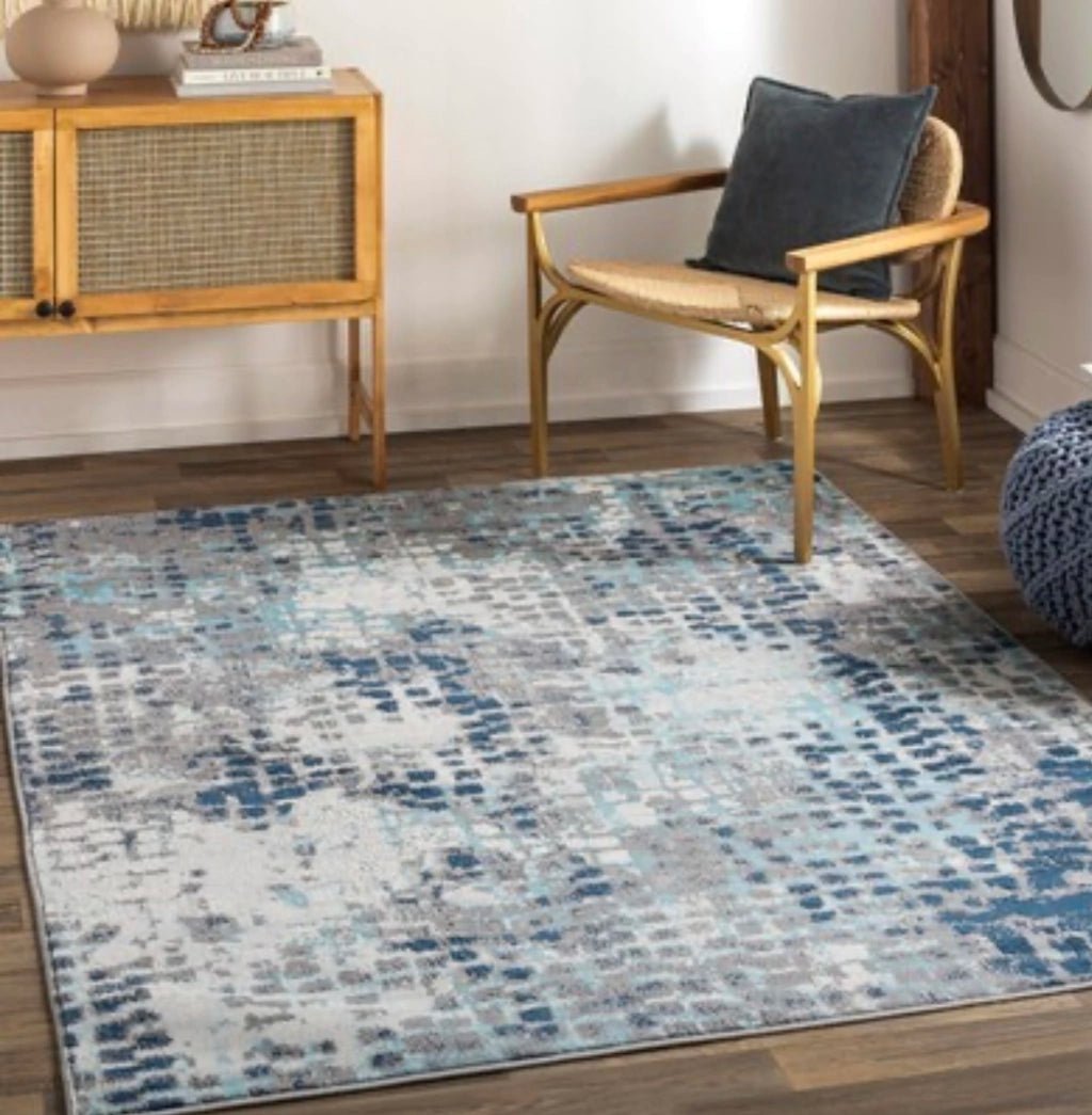 ALFOMBRA FLORANSA BLUE 2.40x3.05 - laalfombreria