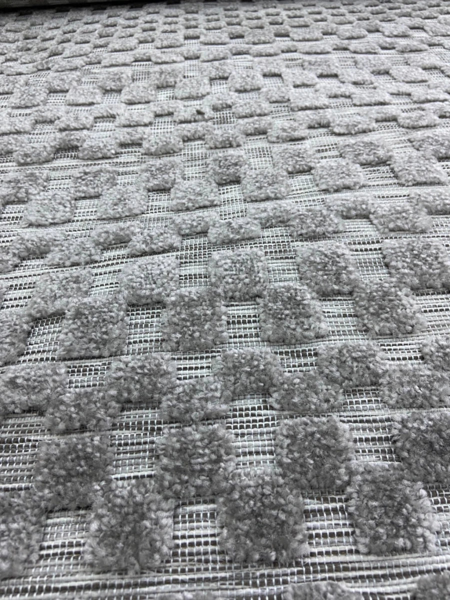 ALFOMBRA interior/exterior AELGEAN GREY 2.28 x 3.05 - laalfombreria