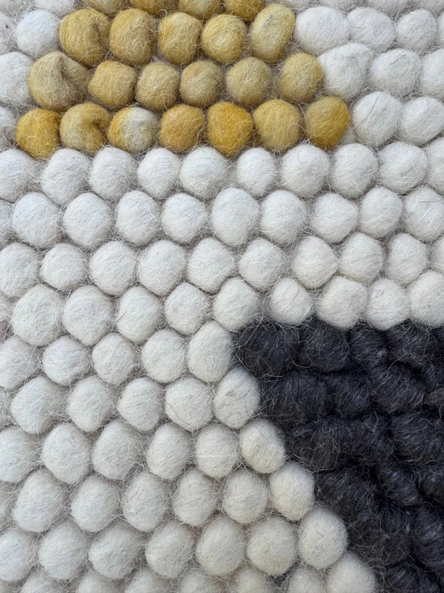 ALFOMBRA LANA ALGODON TRIANGULO 160X230 - laalfombreria