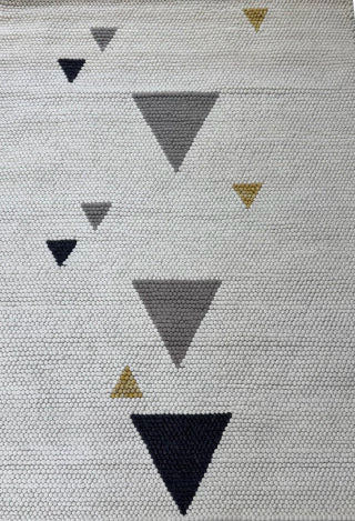 ALFOMBRA LANA ALGODON TRIANGULO 160X230 - laalfombreria