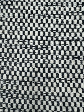 ALFOMBRA LANA TAXURE BLANCO Y NEGRO 200X300 - laalfombreria