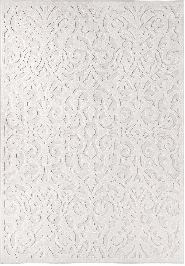 ALFOMBRA MISSOURI WHITE 151X214 - laalfombreria