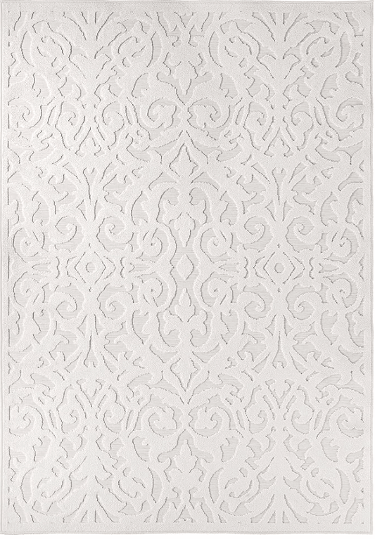 ALFOMBRA MISSOURI WHITE 151X214 - laalfombreria