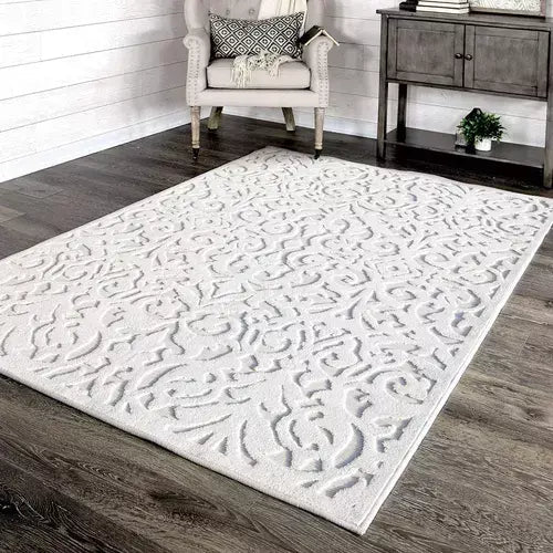 ALFOMBRA MISSOURI WHITE 151X214 - laalfombreria