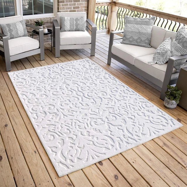 ALFOMBRA MISSOURI WHITE 151X214 - laalfombreria