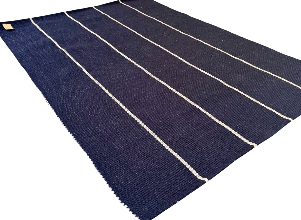 ALFOMBRA PET BLACK STRIPE 160X230 - laalfombreria