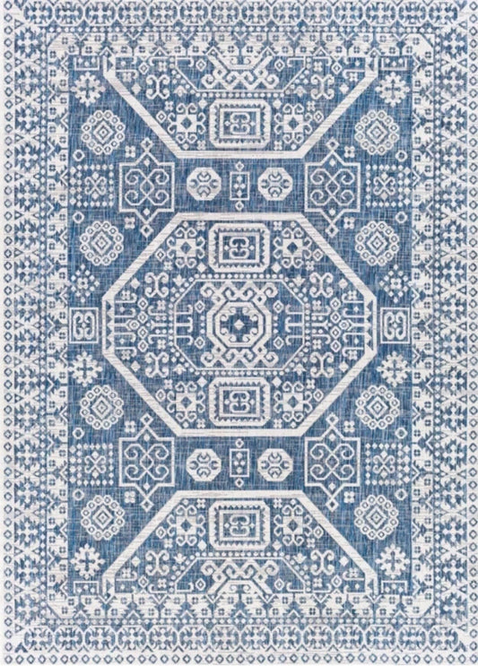 ALFOMBRA polipropileno EAGEAN BLUE 160X230 - laalfombreria