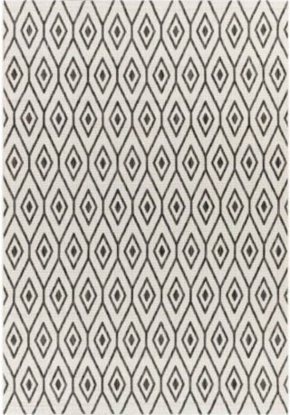 ALFOMBRA POLIPROPILENO EYE BLACK 160X230 - laalfombreria