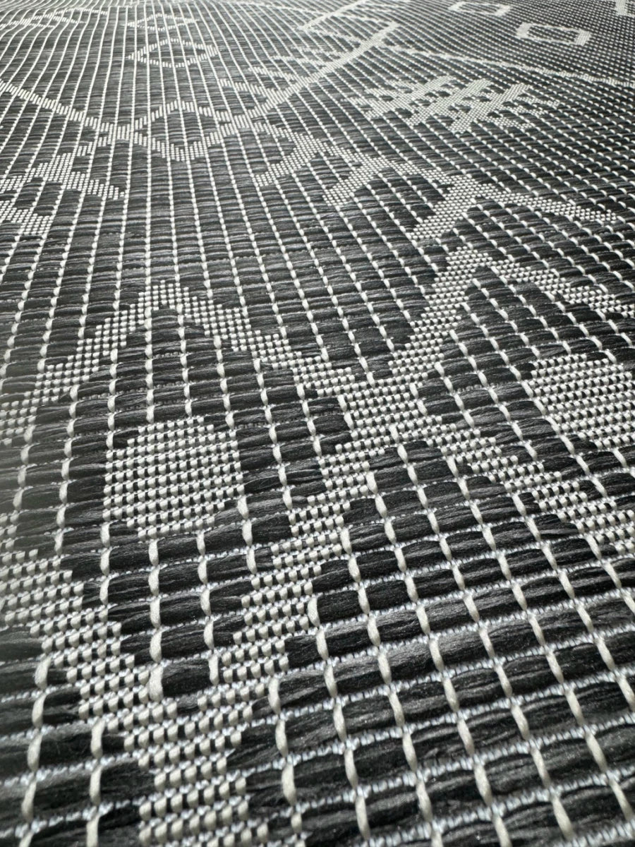 ALFOMBRA polipropileno PASADENA BLACK 1.56x2.18 - laalfombreria