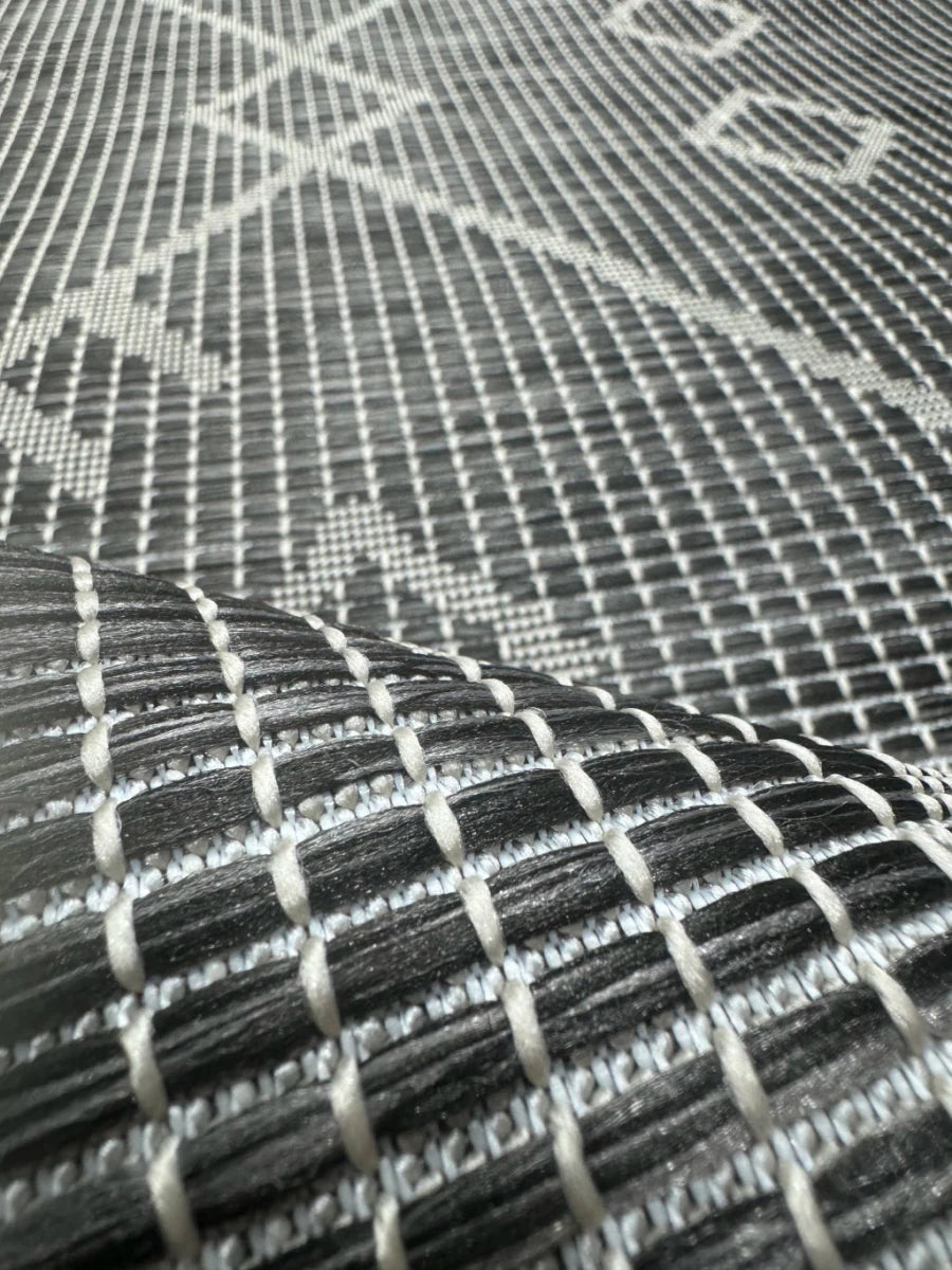 ALFOMBRA polipropileno PASADENA BLACK 1.56x2.18 - laalfombreria