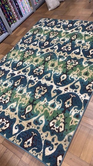 ALFOMBRA TURKMANN WHITE 2.30x1.60 - laalfombreria