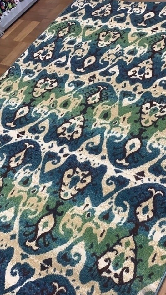 ALFOMBRA TURKMANN WHITE 2.30x1.60 - laalfombreria