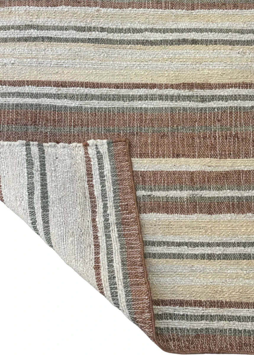 ALFOMBRA YUTE ALGODON STRIPE 160X230 - laalfombreria