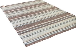 ALFOMBRA YUTE ALGODON STRIPE 240X330 - laalfombreria