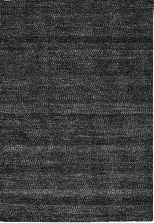 ALFOMBRA YUTE NEGRO 200X300 - laalfombreria