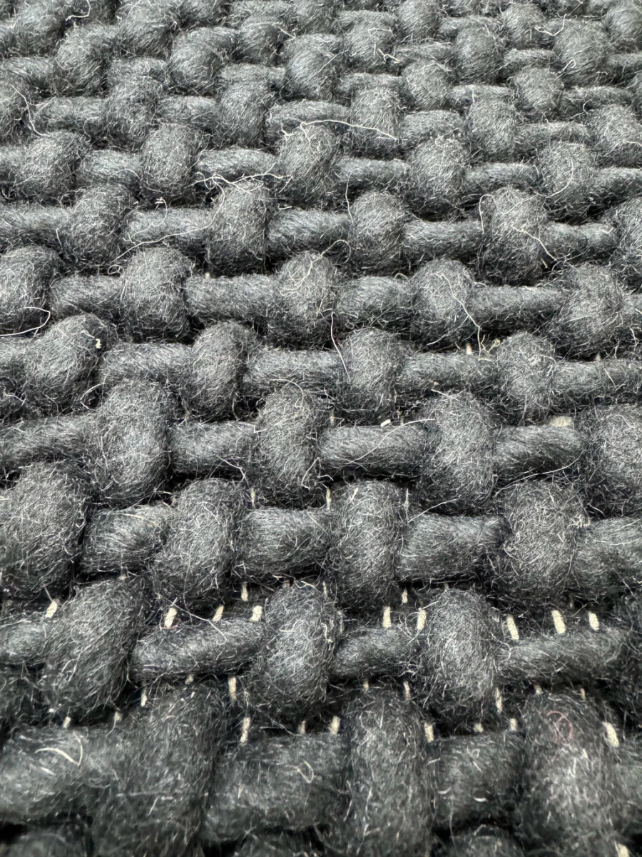 BAJADA DE CAMA LANA BLACK WOLF 0.80x1.20 - laalfombreria