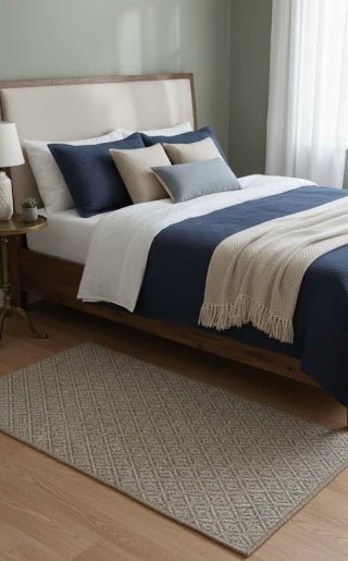 BAJADA DE CAMA POLIPROPILENO CERAMICA 80X120 - laalfombreria