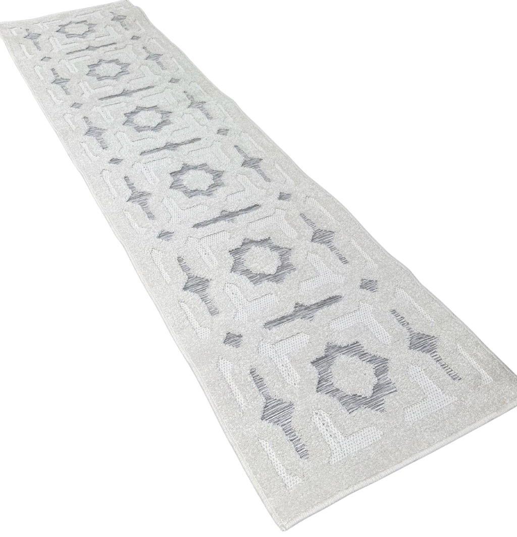 PASILLO STAR WHITE 145X63 - laalfombreria