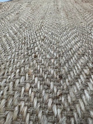 PASILLO YUTE BORDE CAF… 80x230 - laalfombreria